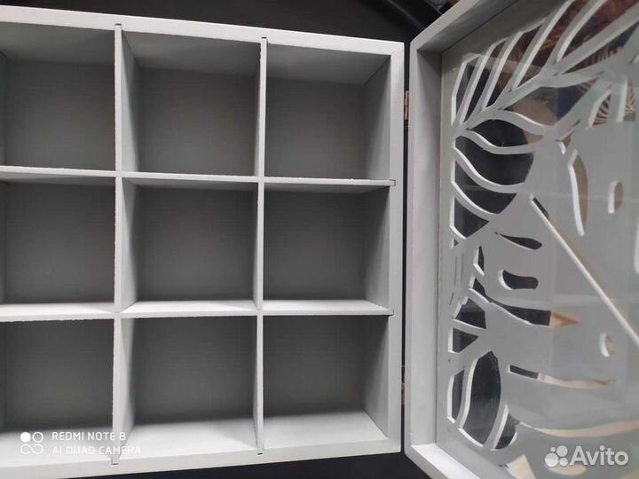 Деревянная шкатулка для чая, украшений, мелочевки