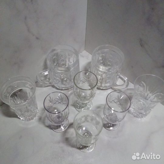 Фужеры, рюмки, бокалы СССР цена от