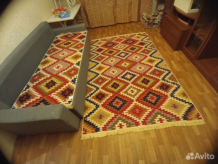 Турецкиее Ковры Этно Style хлопковый