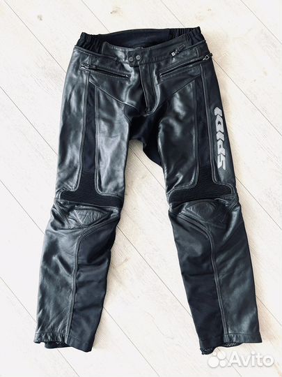 Брюки кожаные мотоэкип spidi