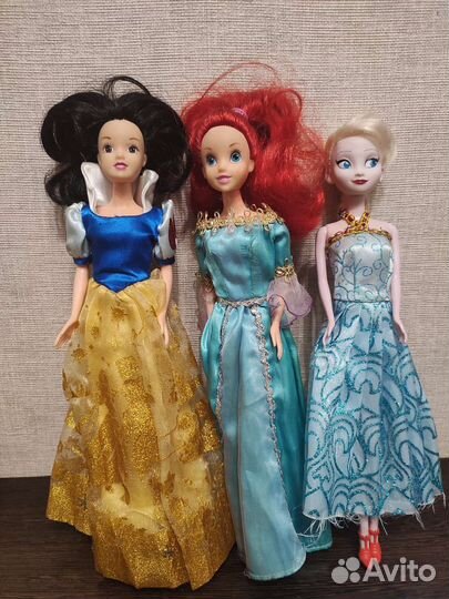 Кукла disney белоснежка, Ариэль, Эльза