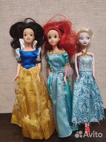 Кукла disney белоснежка, Ариэль, Эльза