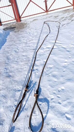 Трос буксировочный грузовой, б/у