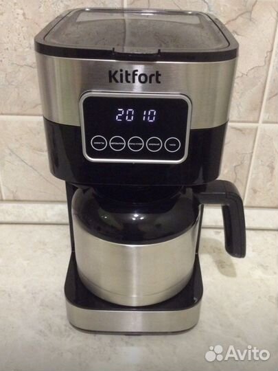 Кофеварка+термос Kitfort kt752 + фильтры бумажные