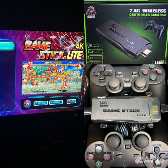 Gamestick 64GB портативная игровая консоль / 4K