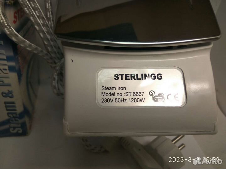 Утюг sterlingg новый 1200Вт