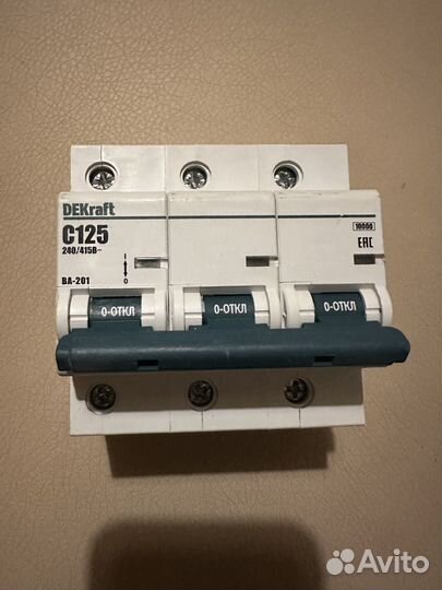 Автоматический выключатель dekraft