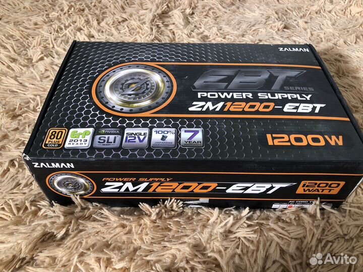 Блок питания Zalman ZM1200-EBT 1200Вт