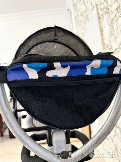 Детский велосипед с родительской ручкой