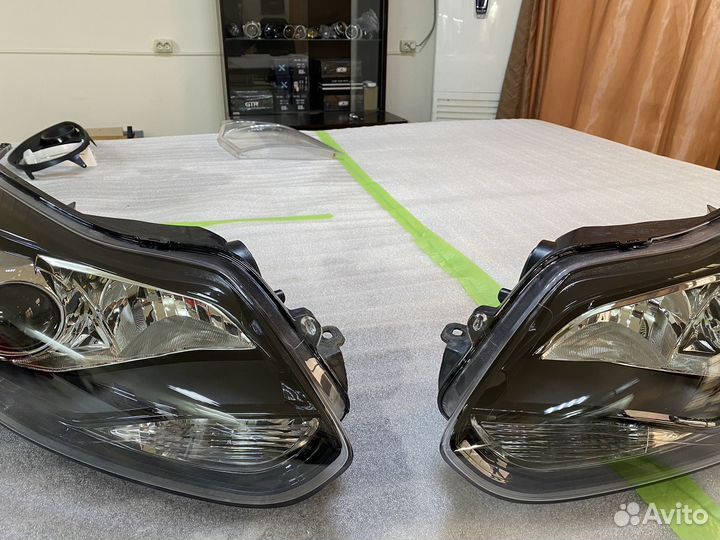 Линзовые фары Форд Фокус 3