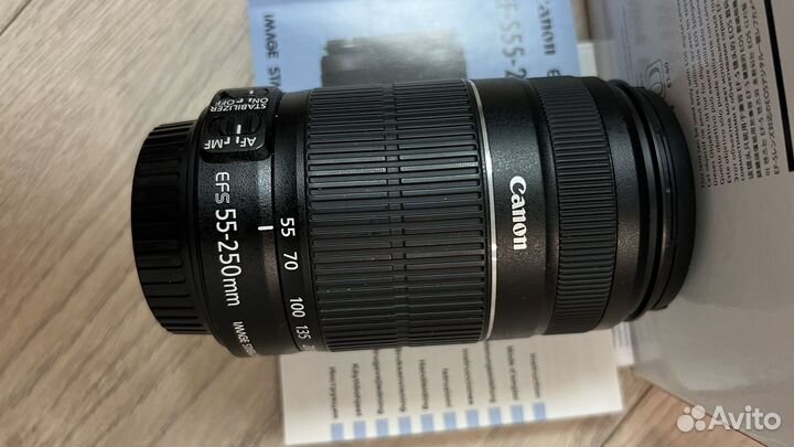 Объектив canon ef s 55 250mm