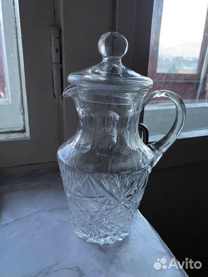 Хрусталь ссср: графин, кувшин