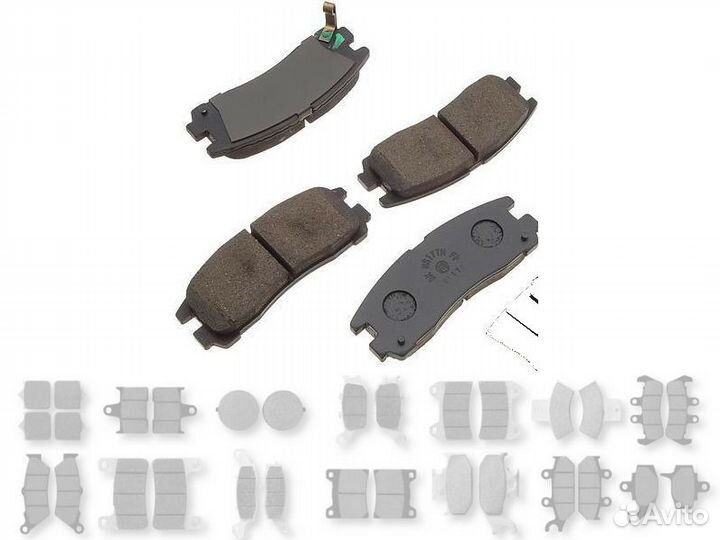 Колодки Mitsubishi Galant 6, 7, Pajero Pinin,Sport