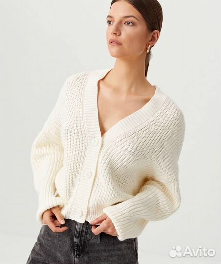 Кардиган Sela M 46 белый