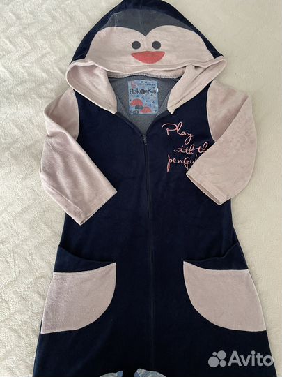 Халат велюровый женский