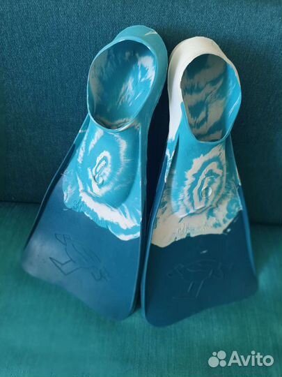 Резиновыйе ласты Золотая рыбка размер 205-215