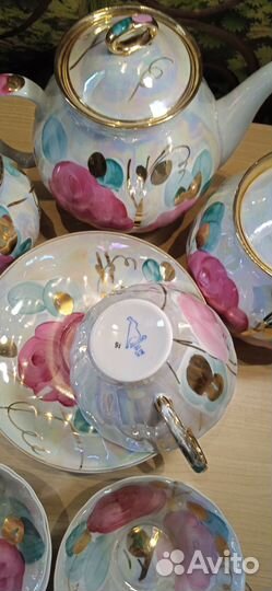 Чайный сервиз СССР агашки дулево 1970