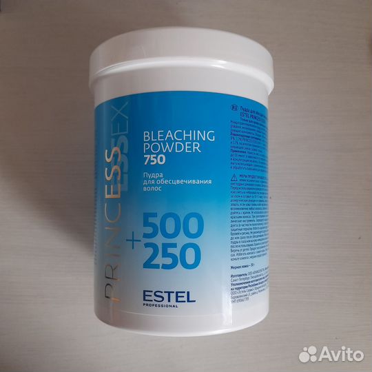 Пудра для обесцвечивания волос estel princess