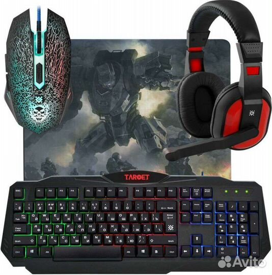 Игровой набор Defender Target MKP-350 4-в-1