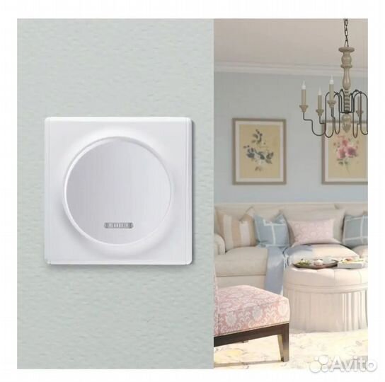 Выключатель одноклавишный с подсветкой