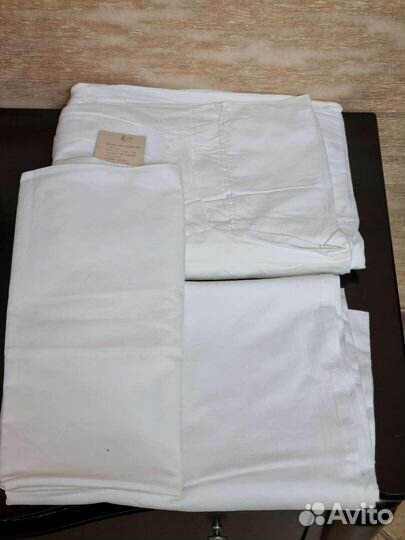 Постельное белье ткани лён тик СССР простынь лён