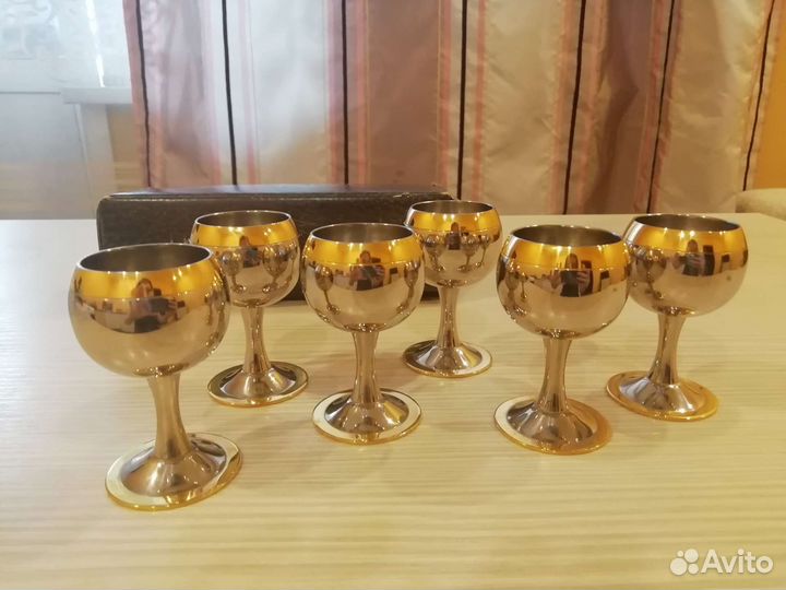 Zepter Рюмки новые 6шт