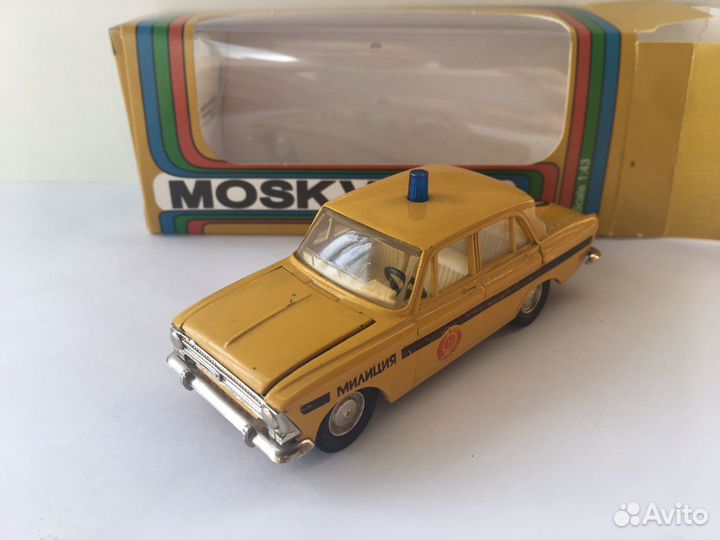 Х Москвич 412 гаи ми 1/43 СССР в коробке