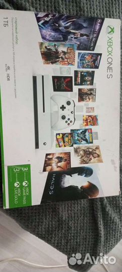 Xbox One s 1tb с играми
