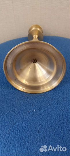 Подсвечник бронза старинный 1882 г с клеймом