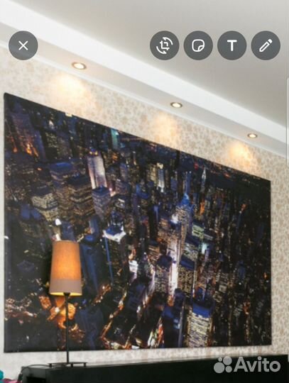 Картина IKEA 200 на 140 см