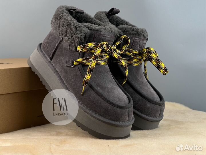 Женские ugg на платформе Ugg Funkarra Cabin Grey