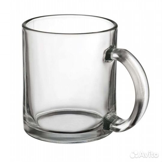 Кружки большие чайные стеклянные новые