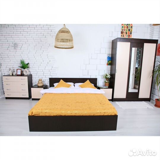 Спальный гарнитур Амур с матрасом в комплекте