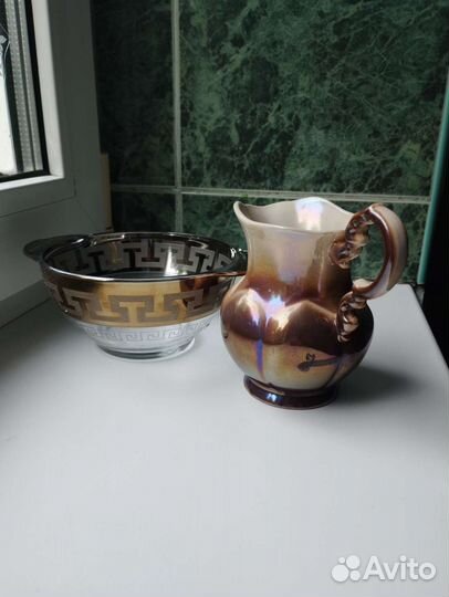 Молочник и салатница