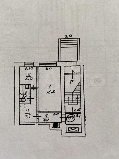 1-к. квартира, 39,6 м², 1/9 эт.