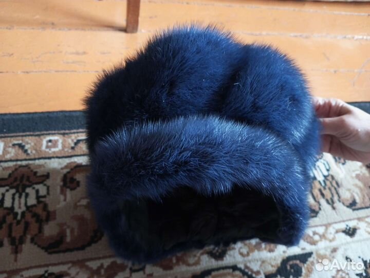 Шапка женская норковая бу