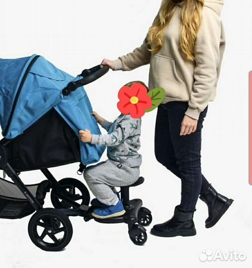 Подножка для второго ребенка на коляску