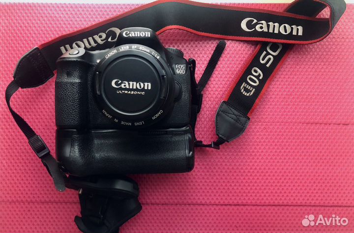 Зеркальный фотоаппарат canon 60d набор, 2объектива