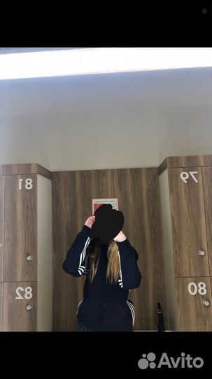 Зипка adidas синяя