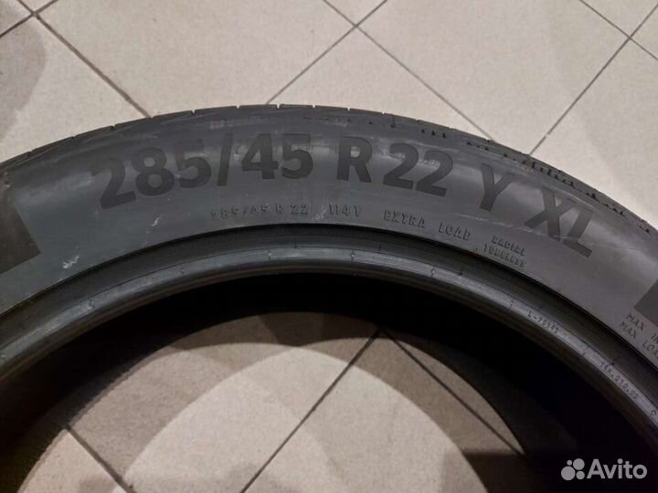 Continental PremiumContact 6 325/40 R22 и 285/45 R22
