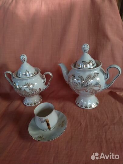 Кофейный набор, фарфор, Вербилки