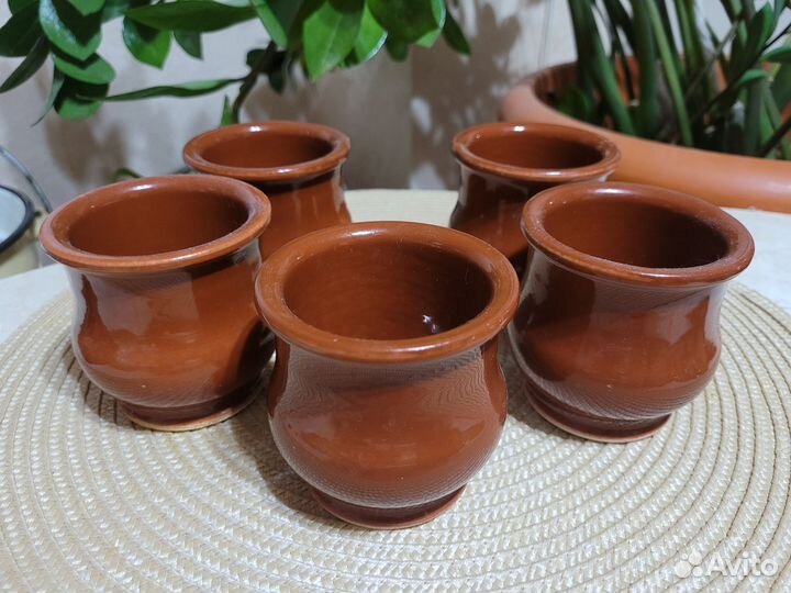 Винтажный набор чашек. Керамика