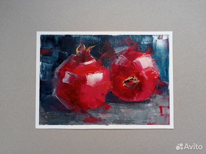 Много картин маслом