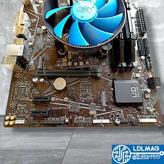 Комплект gigabyte B560M+i5 10400f+DDR4 16GB+кулер
