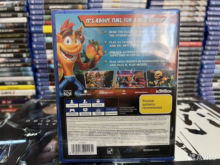 Диск Crash Bandicoot 4 PS4 / Новый