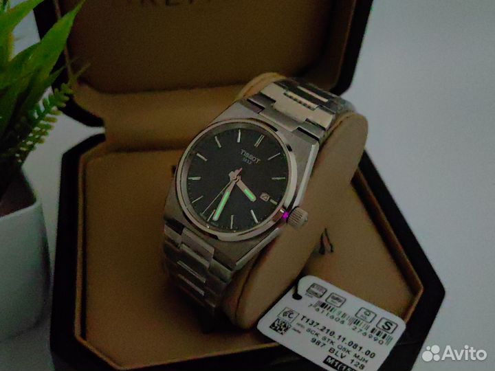 Часы женские tissot prx Japan сапфир синий