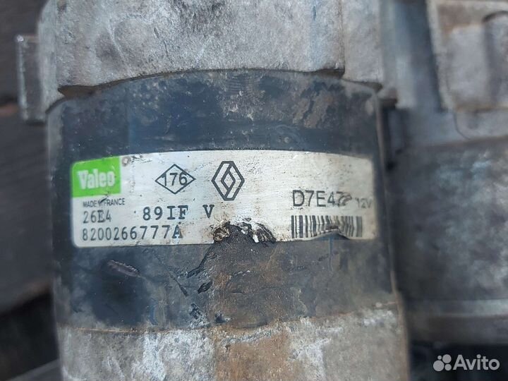 Стартер Рено Меган2 Сценик 2 1.6