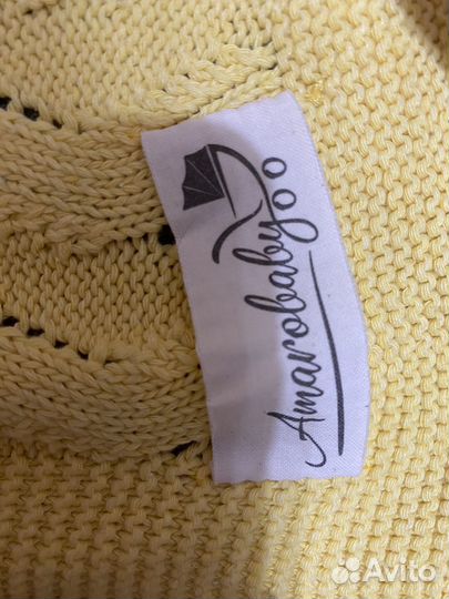 Плед детский вязаный