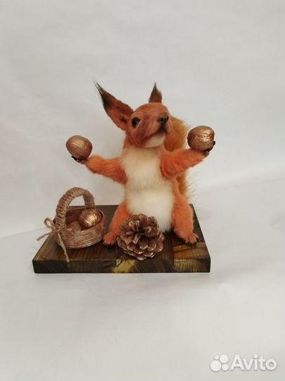 Белка проказница (ручная работа)