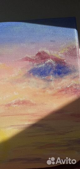 Картина акрилом на холсте Море